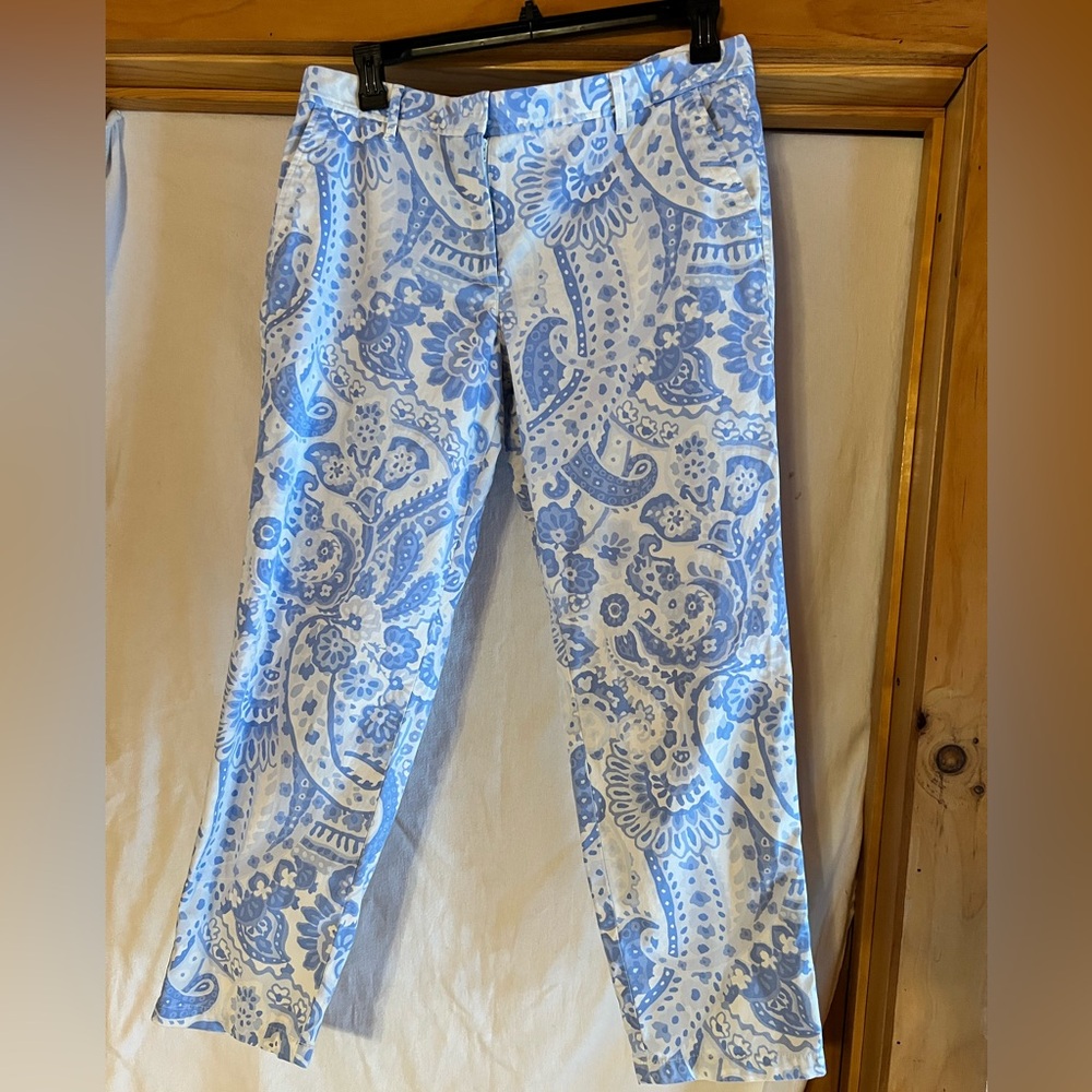 Talbots Paisley Chino Pant